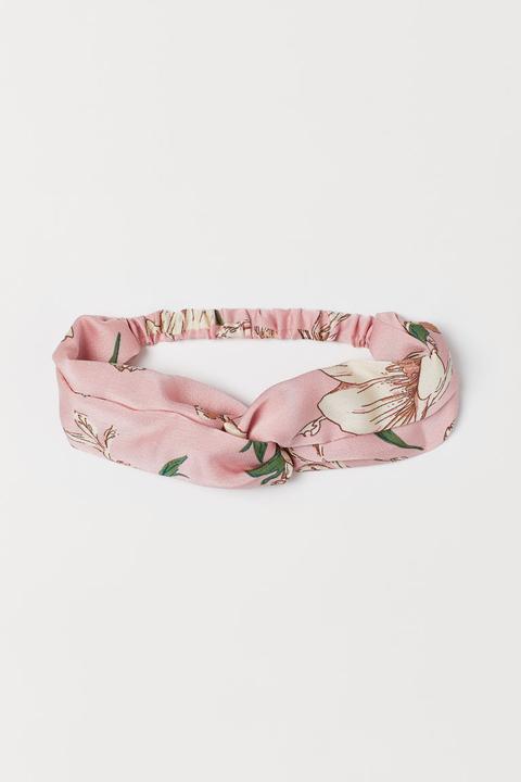 Haarband Mit Knotendetail - Pink - Damen