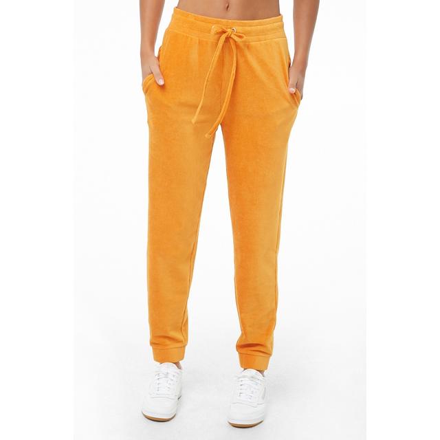 orange joggers forever 21