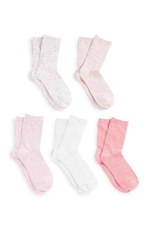 Pack De 5 Pares De Calcetines Altos