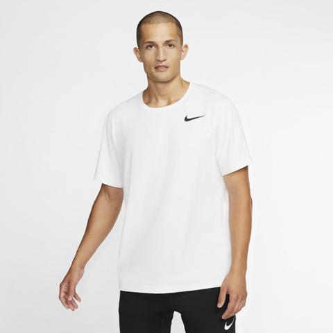 Nike Pro Camiseta De Manga Corta - Hombre - Blanco