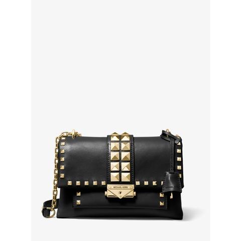 Mkbolso De Hombro Cece Mediano De Piel Con Tachuelas - Negro(negro) - Michael Kors