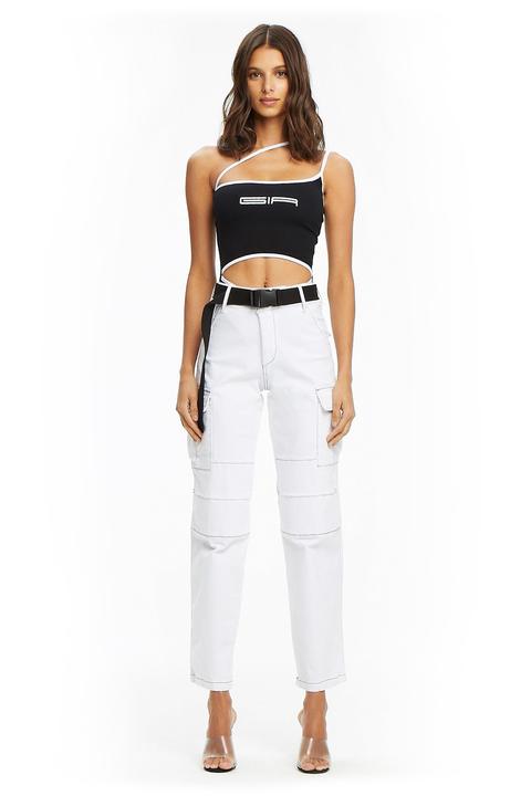 White i best sale am gia pants