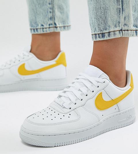 yellow white air force 1