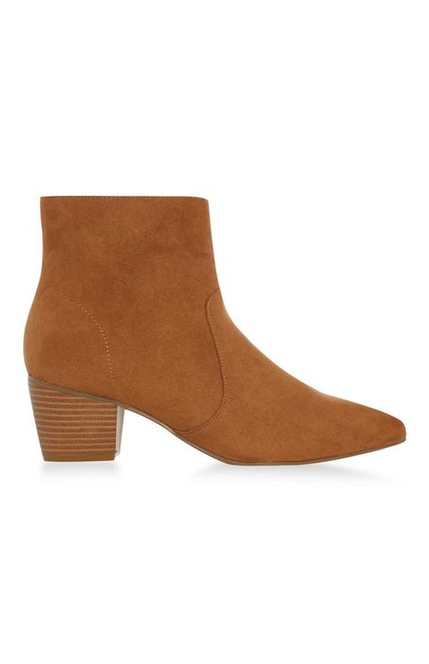 tan pointed ankle boots