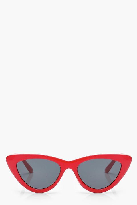 Slim Extreme Cat Eye Sunglasses