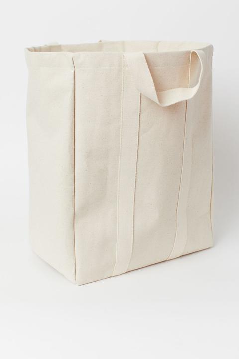 Canvas Laundry Bag - White