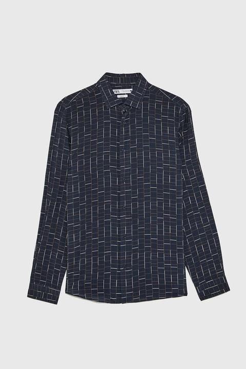 Camisa Estampado Cuadros
