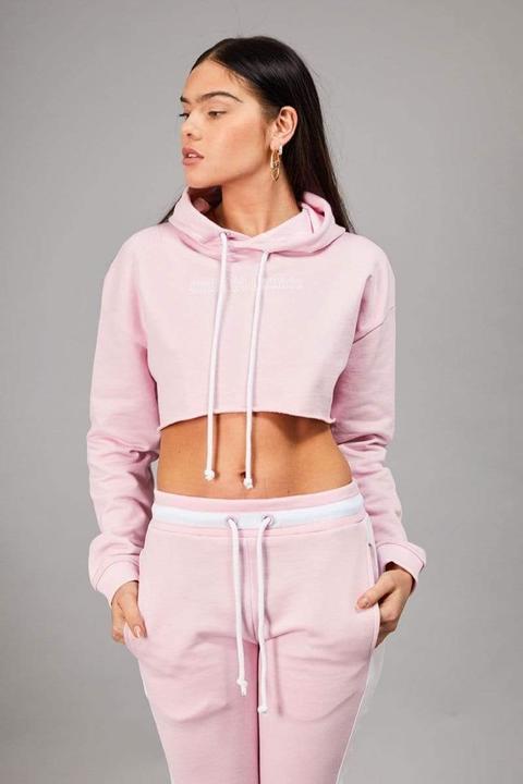 Clapton High Crop Hood - Pink