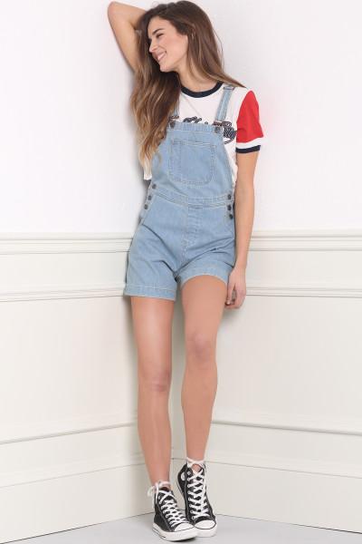 Jeans Dungaree Playsuit