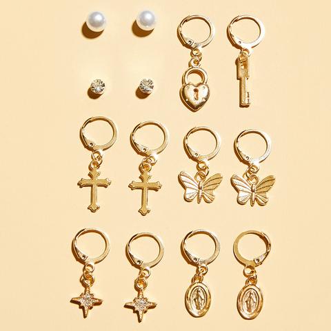 7 Paires Boucles D'oreilles