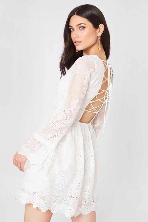 Long Sleeve Lace Mini Dress