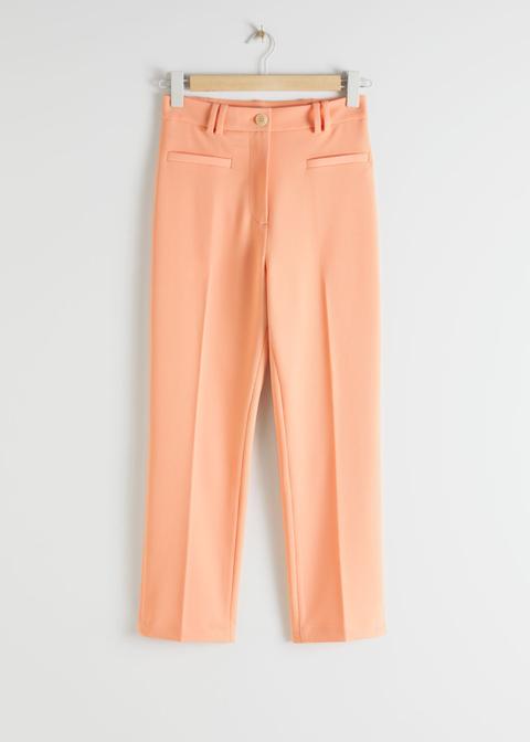 Cropped Tailored Trousers