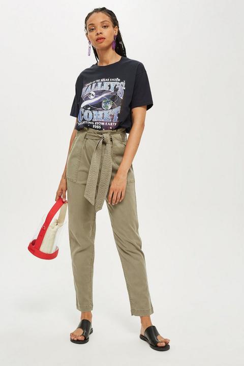 Popper Utility Trousers