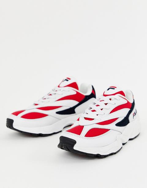 Fila - Venom - Baskets - Blanc Rouge Et Marine - Blanc
