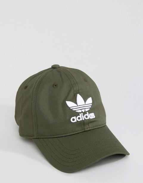 Adidas Originals - Cd8803 - Cappellino Verde Con Trifoglio - Verde