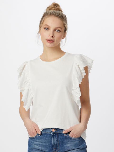 Molly Bracken T-shirt 'star' Blanc Cassé