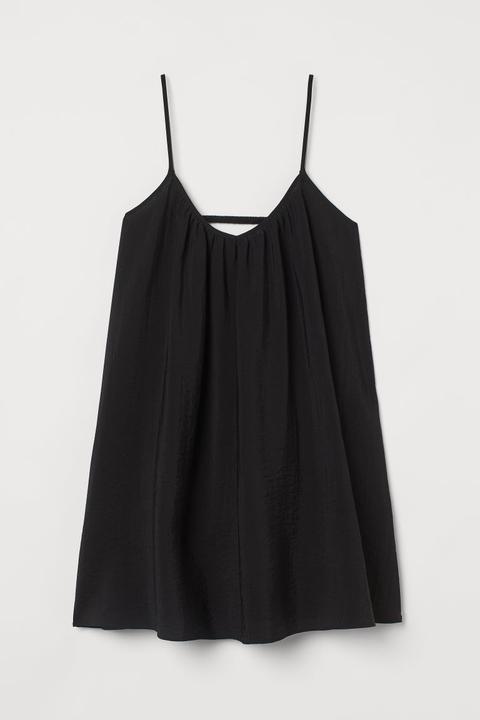 Robe En Lyocell Mélangé - Noir