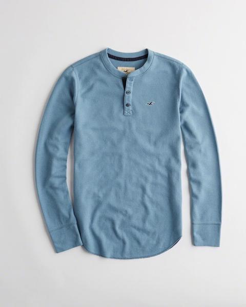 Thermal Henley T-shirt from Hollister 