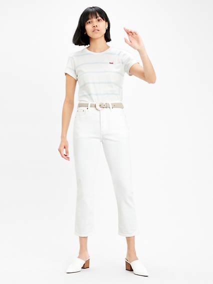 501® Crop Jeans Blanco / In The Clouds
