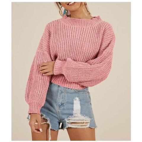 Maglione Rosy Crop