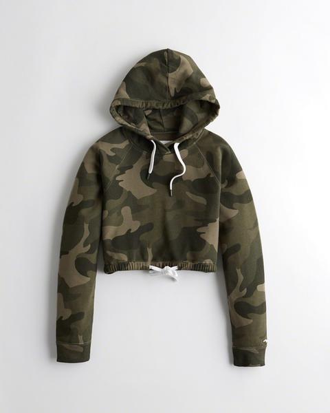 camo hollister hoodie