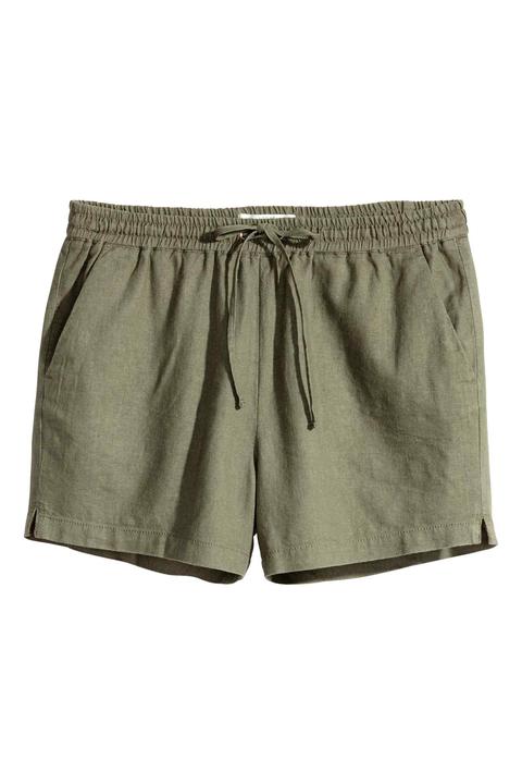 Shorts In Misto Lino