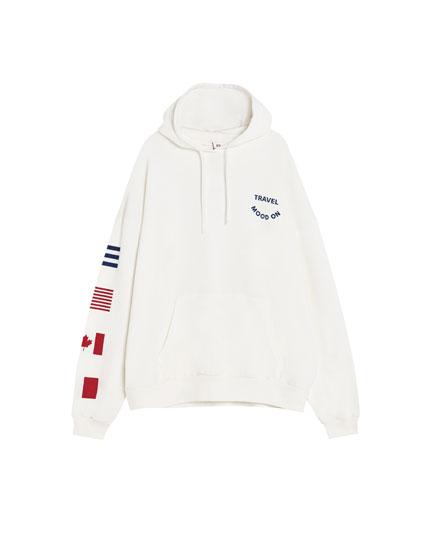 Hoodie Mit Flaggen
