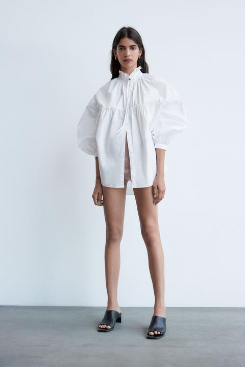 Oversized Poplin Shirt
