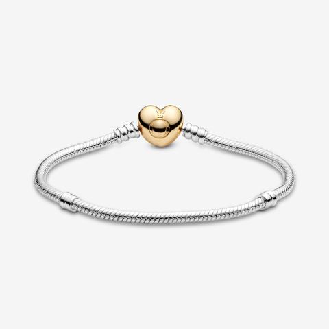Bracelet Maille Serpent Fermoir Cœur Pandora Moments from Pandora on 21 Buttons Bracelet Maille Serpent Fermoir Cœur Pandora Moments from Pandora on 21 Buttons