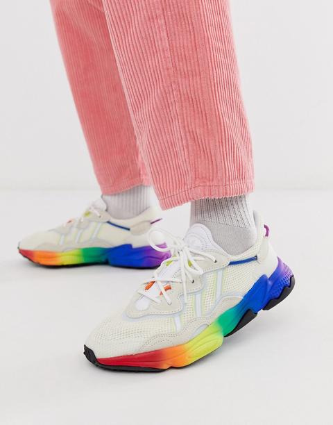 Adidas Originals - Ozweego - Baskets - Fierté Multicolore from ASOS on 21  Buttons