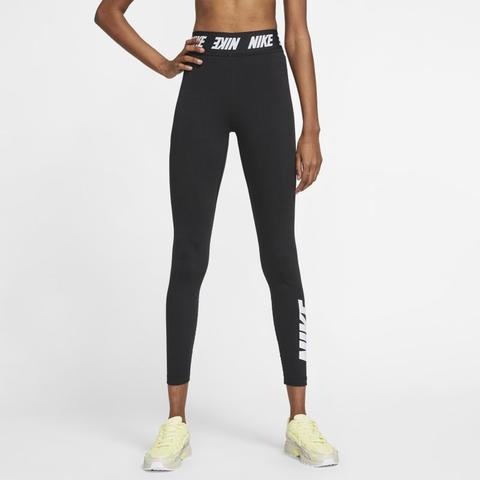 Nike Sportswear Club Leggings De Talle Alto - Mujer - Negro
