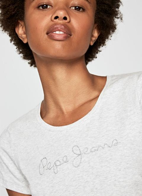 Camiseta Logo Bordado Mika