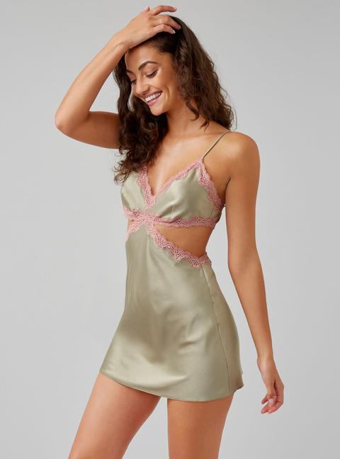 Boux Avenue Cut-out Satin Chemise - 16