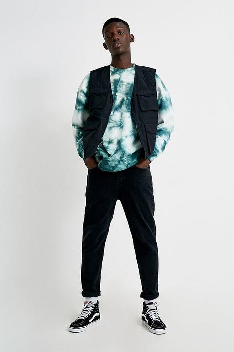 Iets Frans. Green Tie-dye Sweatshirt - Green M At Urban Outfitters