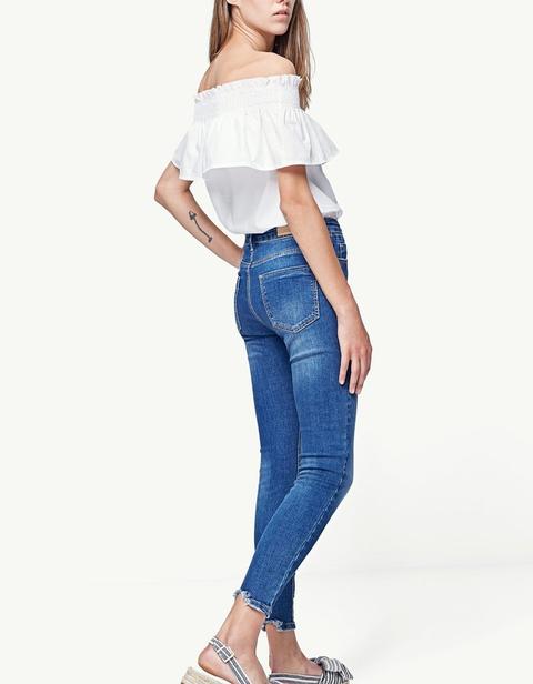 Denim Super High Waist Jeans Medio