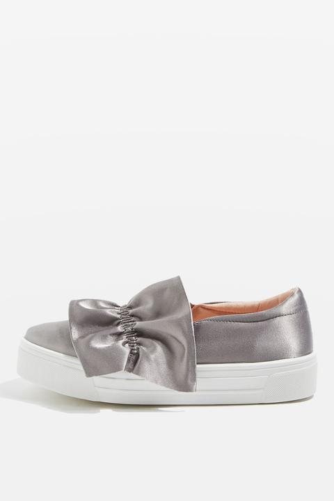 Tawny Ruffle Satin Shoes