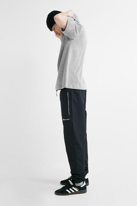 Champion Uo Exclusive Black Nylon Joggers - Xl At Outfitters from Urban Outfitters on 21 Buttons