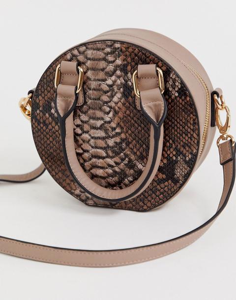 Dune Mink Snake Round Bag-multi