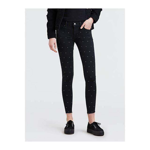 711 skinny studded ankle jeans