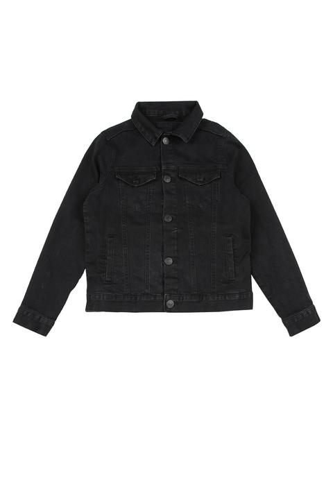 Older Boy Black Denim Jacket from 