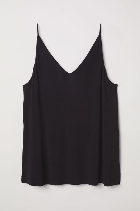 H & M+ Top De Tirantes En V - Negro