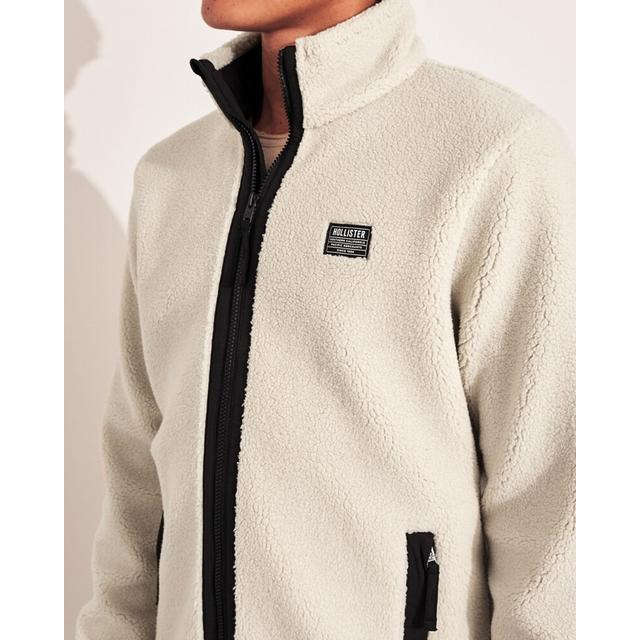 hollister sherpa jacket