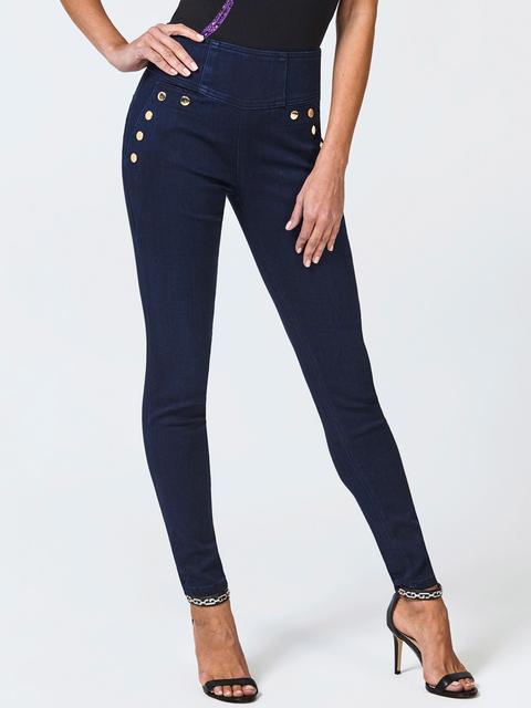 Jeans Skinny Multi Bottone