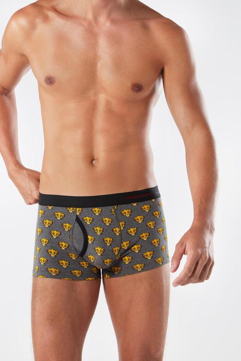 Boxer In Cotone Microstampato Disney Re Leone©