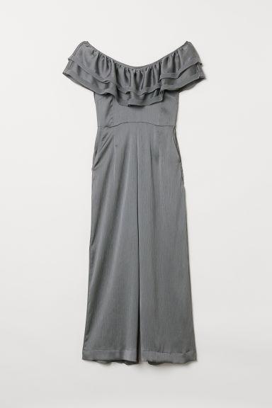 H & M - Mono Hombro Descubierto - Gris