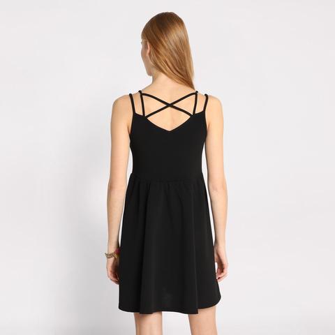 robe fine bretelle fluide