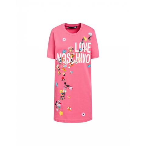 love moschino t shirt kleid