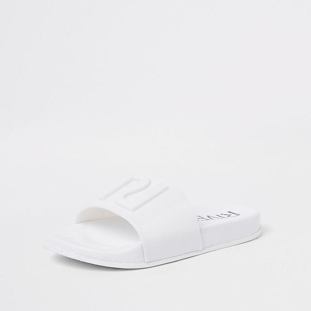 girls white sliders