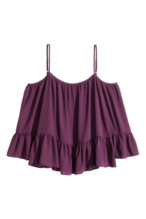 Top Spalle Scoperte Con Volant