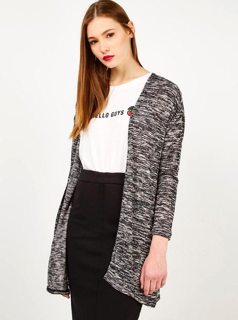 Cardigan Effetto Melange
